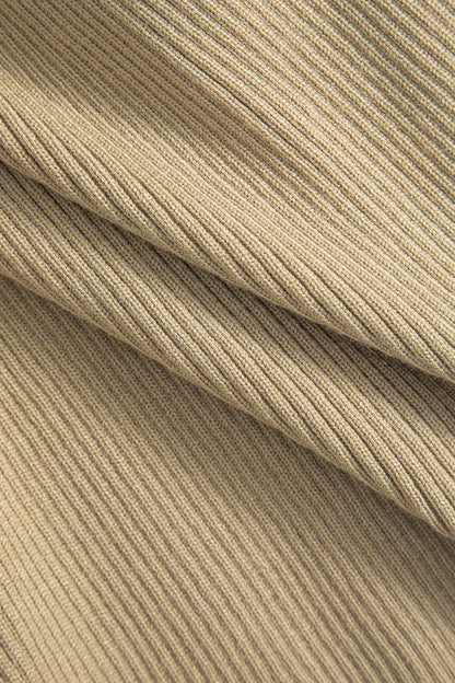 Button V-Neck Long-Sleeve Hırka Siaora