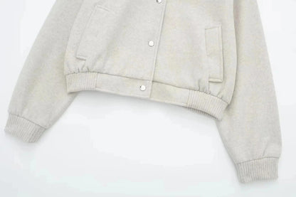 Minimalist Varsity Tarzı Bomber Ceket Siaora