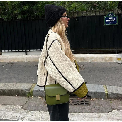 Patchwork Ceket Siaora