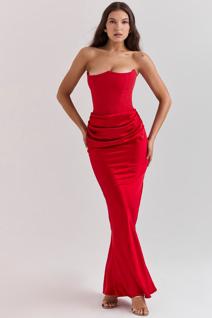Belle Maxi Elbise Shine Aura