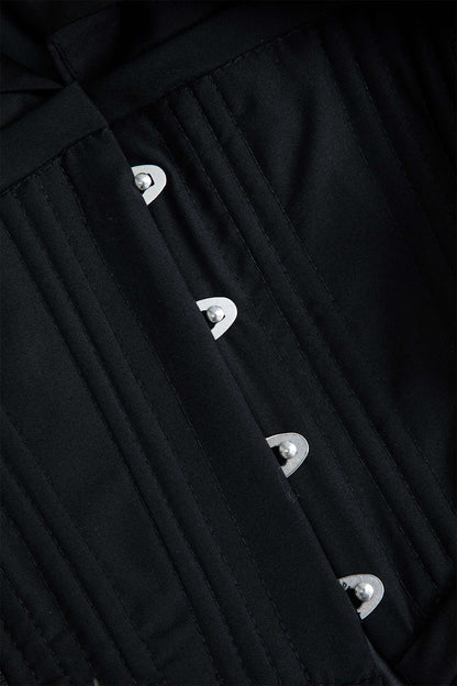 Button Notched Lapel Blazer Siaora