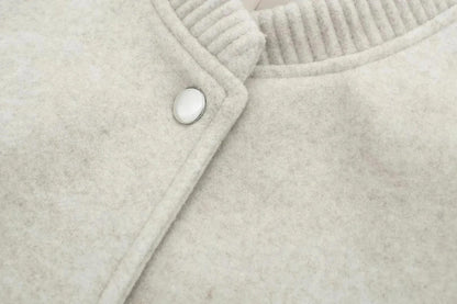 Minimalist Varsity Tarzı Bomber Ceket Siaora