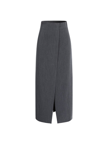 Yırtmaç Detaylı Uzun Etek Niebbla