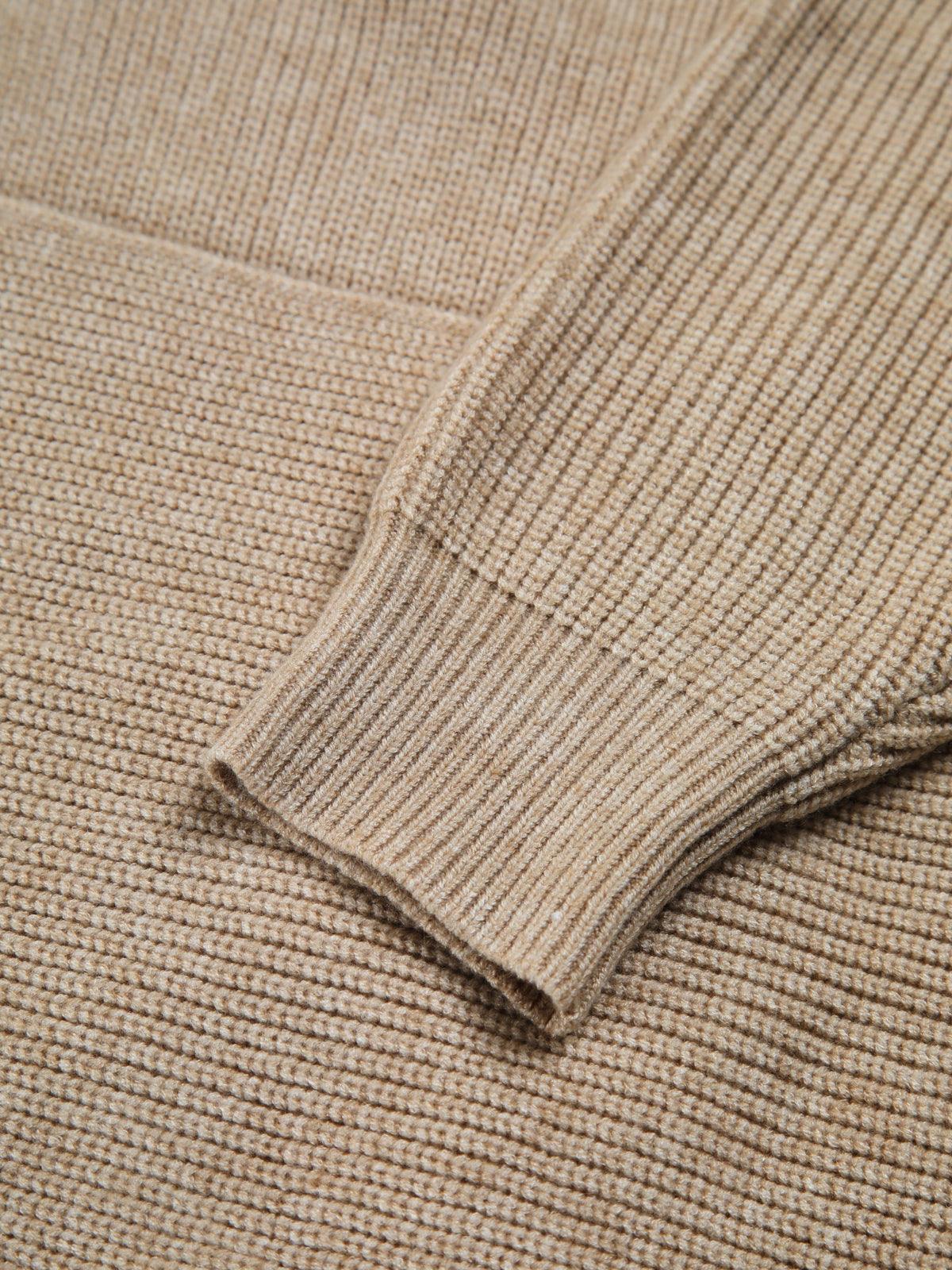 V Yaka Bej Örgü Crop Kazak Siaora