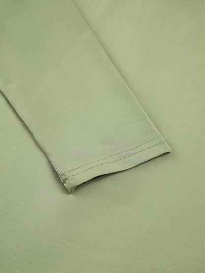 Zarif Uzun Kollu Crop Bluz Siaora