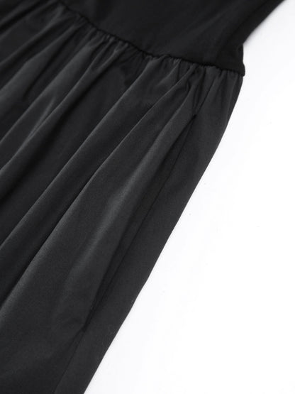 Leisure Pockets Long Sleeve Long Dress COMMENSE