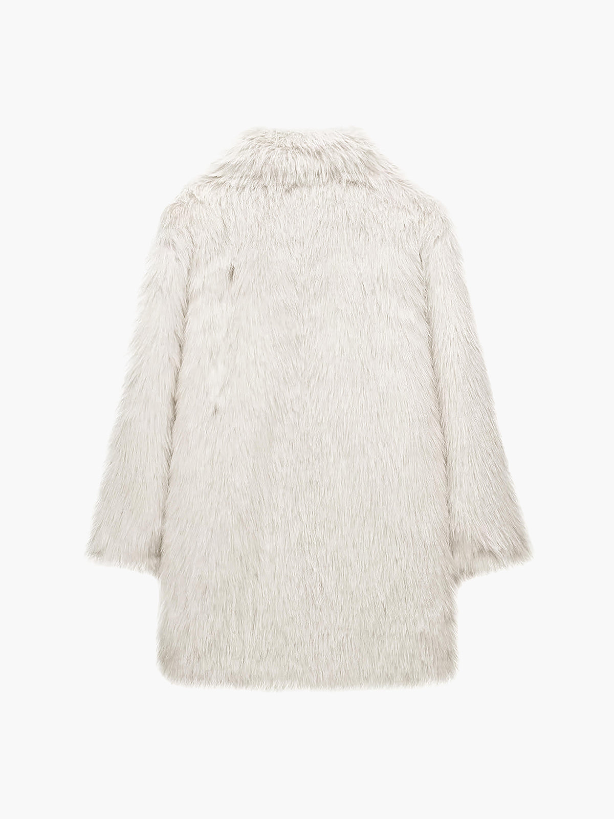 Oversized Fuzzy Kadın Suni Kürk Kaban Quvarse