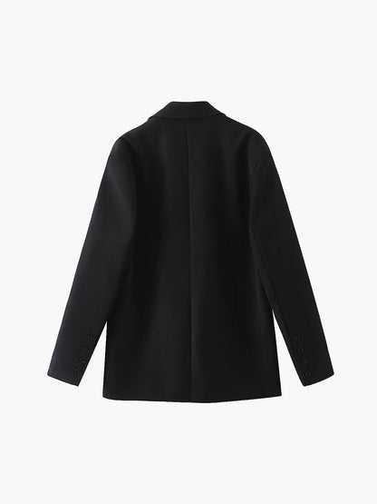 Leisure Relaxed Single Breasted Blazer Quvarse