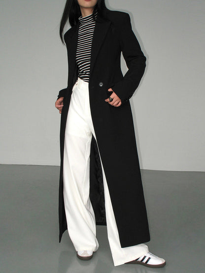 Yaka Cepli Blazer Palto Quvarse