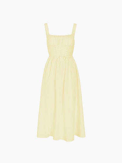 Kıyı İkizi Korsaj Uzun Elbise Quvarse