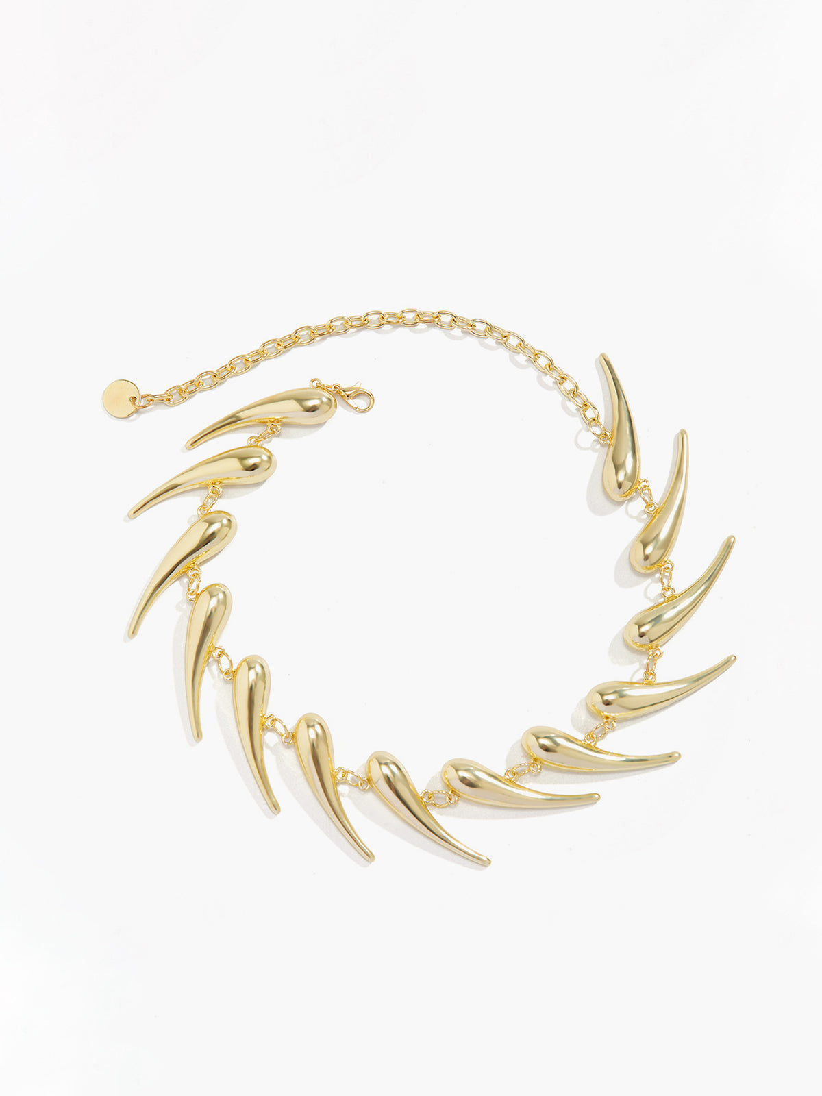 Geometrik Su Damlası Kolye THESVELTECHIC