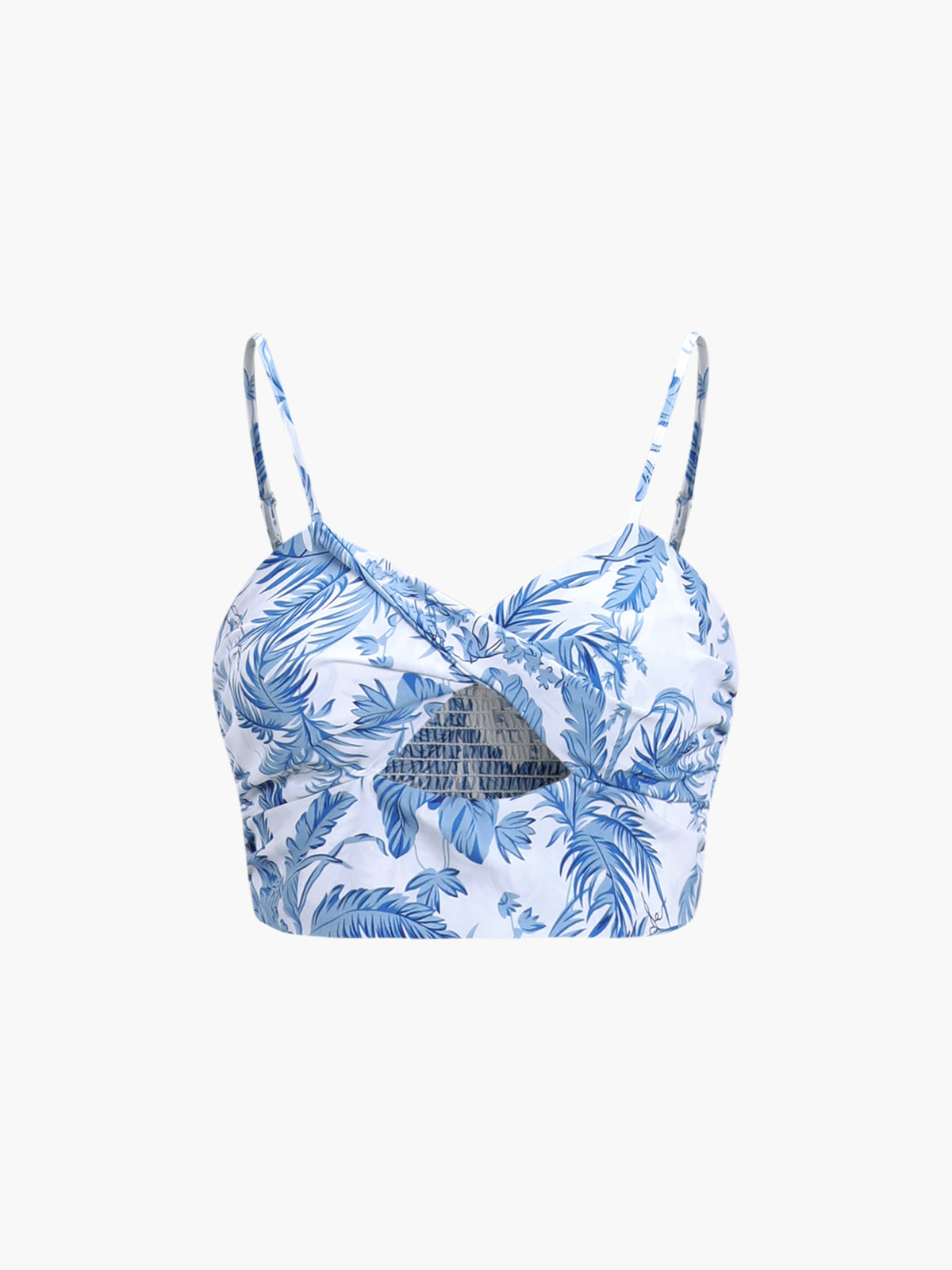 Seaside Joy Print Twist Detail Skirt Set THESVELTECHIC