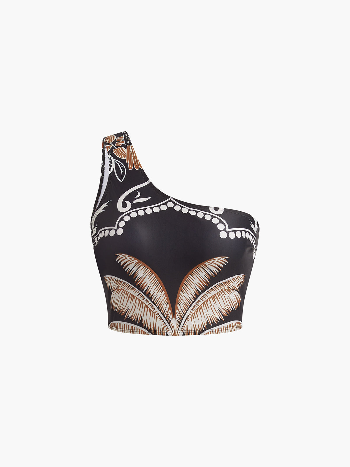 Baskılı Tek Omuz Bikini Takımı Siaora
