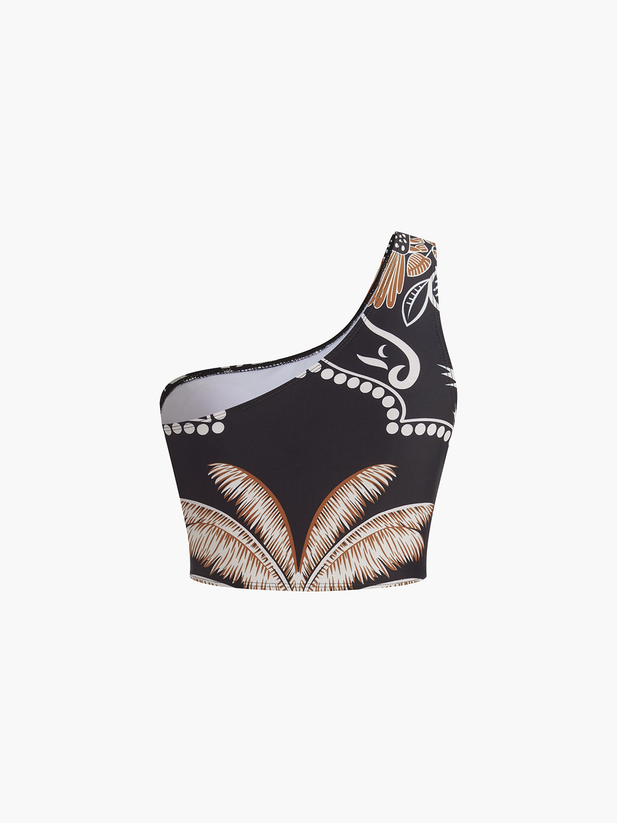 Baskılı Tek Omuz Bikini Takımı Siaora