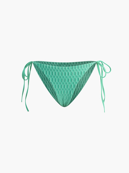 Düz Halter Düğümlü Bikini Takımı Siaora