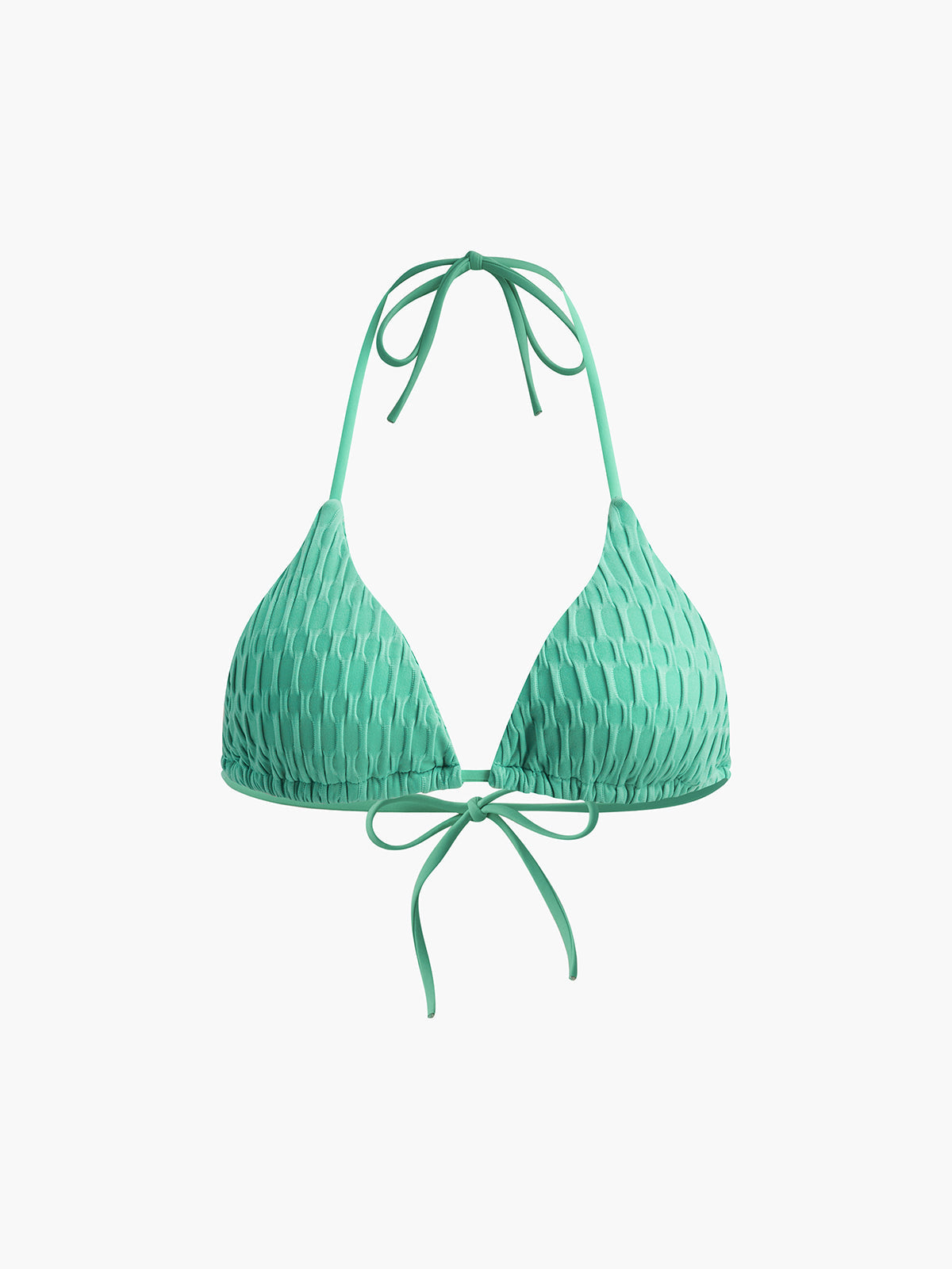 Düz Halter Düğümlü Bikini Takımı Siaora