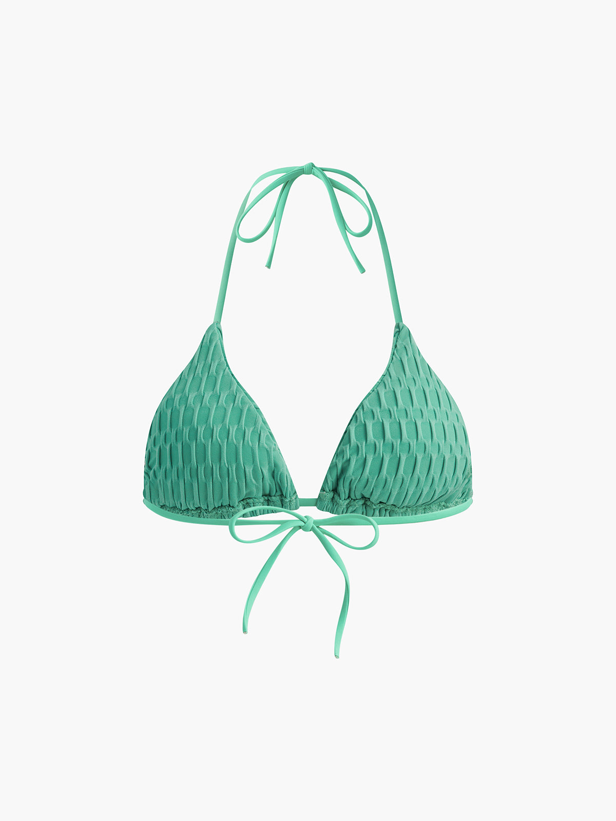 Düz Halter Düğümlü Bikini Takımı Siaora