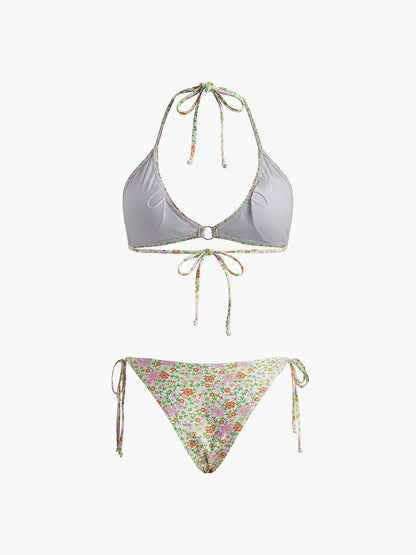 Ditsy Çiçekli Ayarlanabilir Bikini Seti Siaora