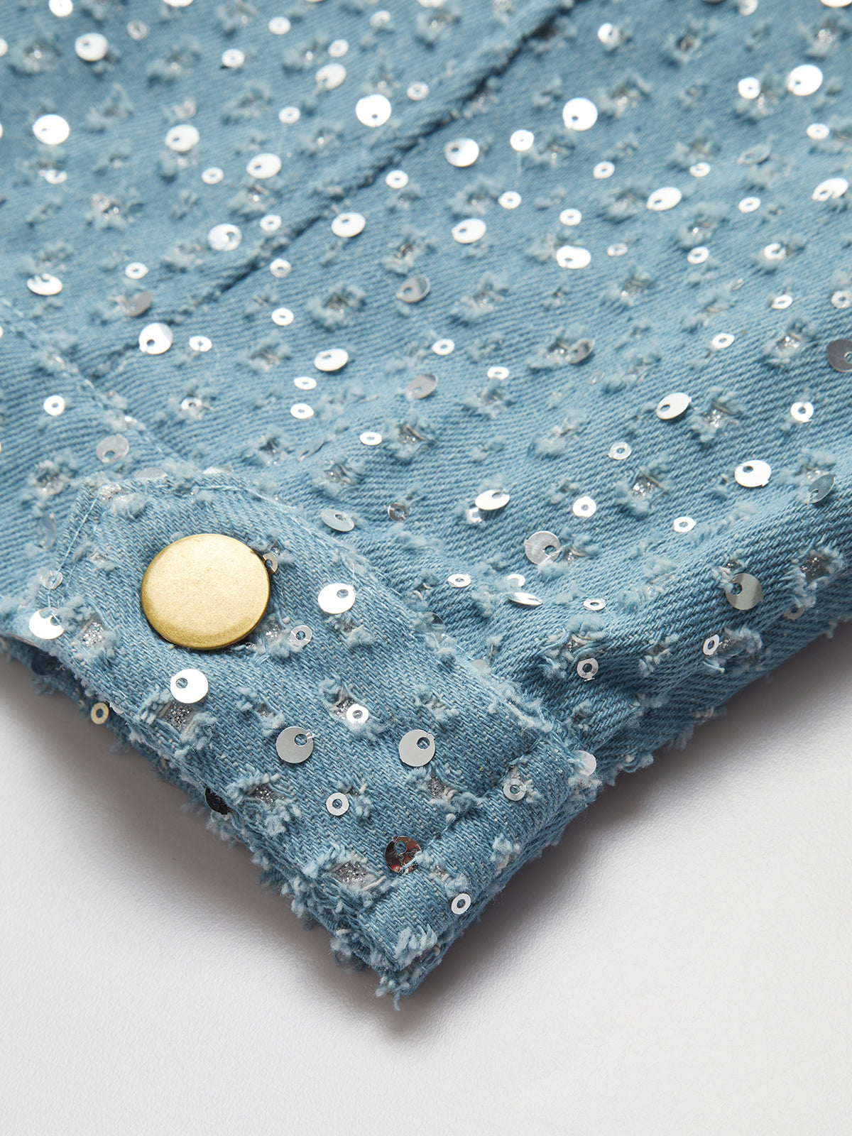 Sequins Decor Crop Jacket Quvarse
