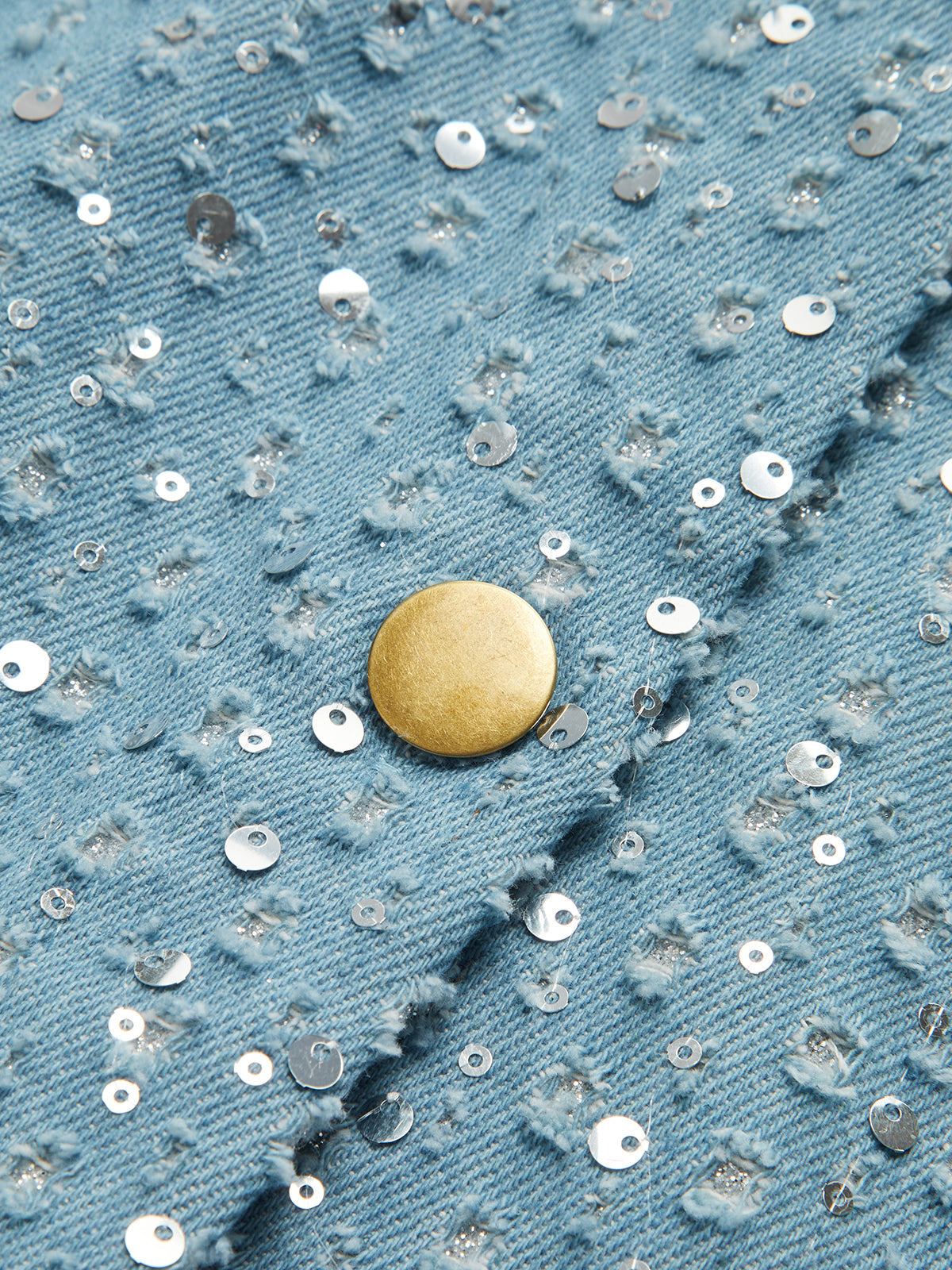 Sequins Decor Crop Jacket Quvarse