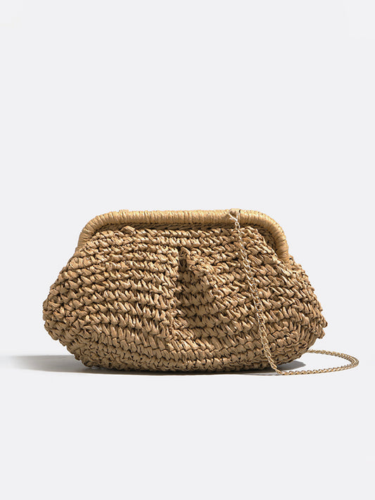 Hasır Clutch Çanta THESVELTECHIC