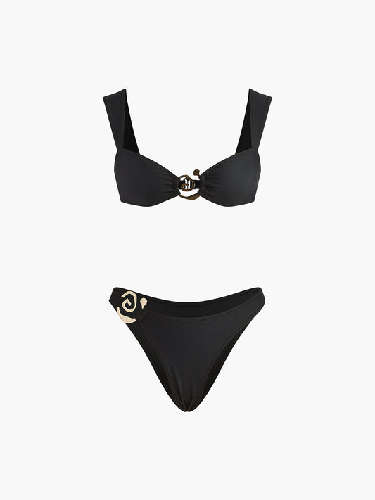 Altın Spiral Bikini Takımı Siaora