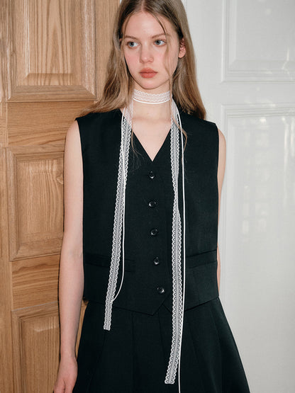 Dantel Eşarp Kolye THESVELTECHIC