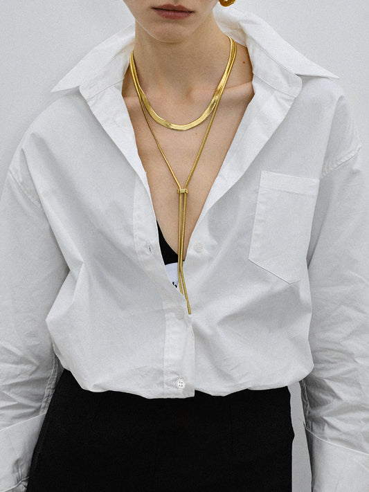 Y Harfi Püsküllü Kolye THESVELTECHIC