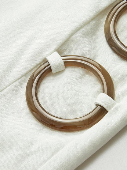 O-Ring Kesimli Kolsuz Elbise Siaora