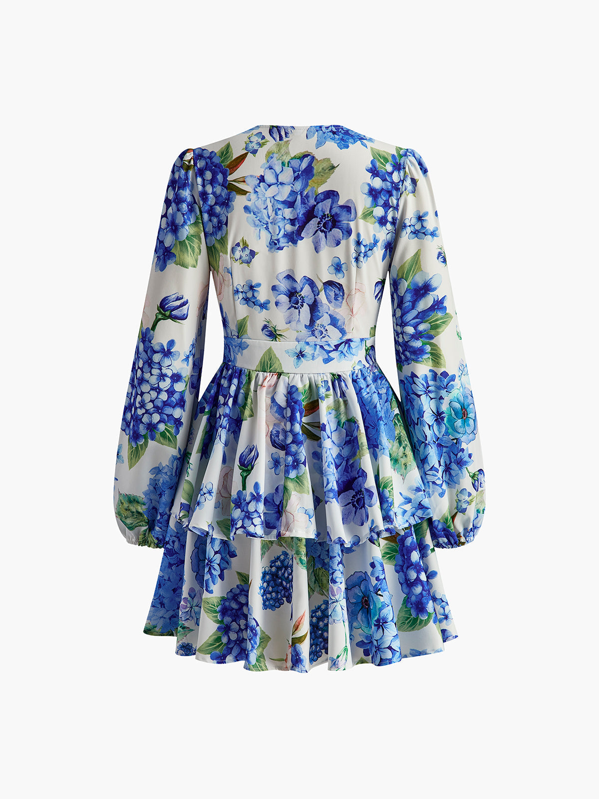 Grape Printed Ruffle Corset Dress Siaora