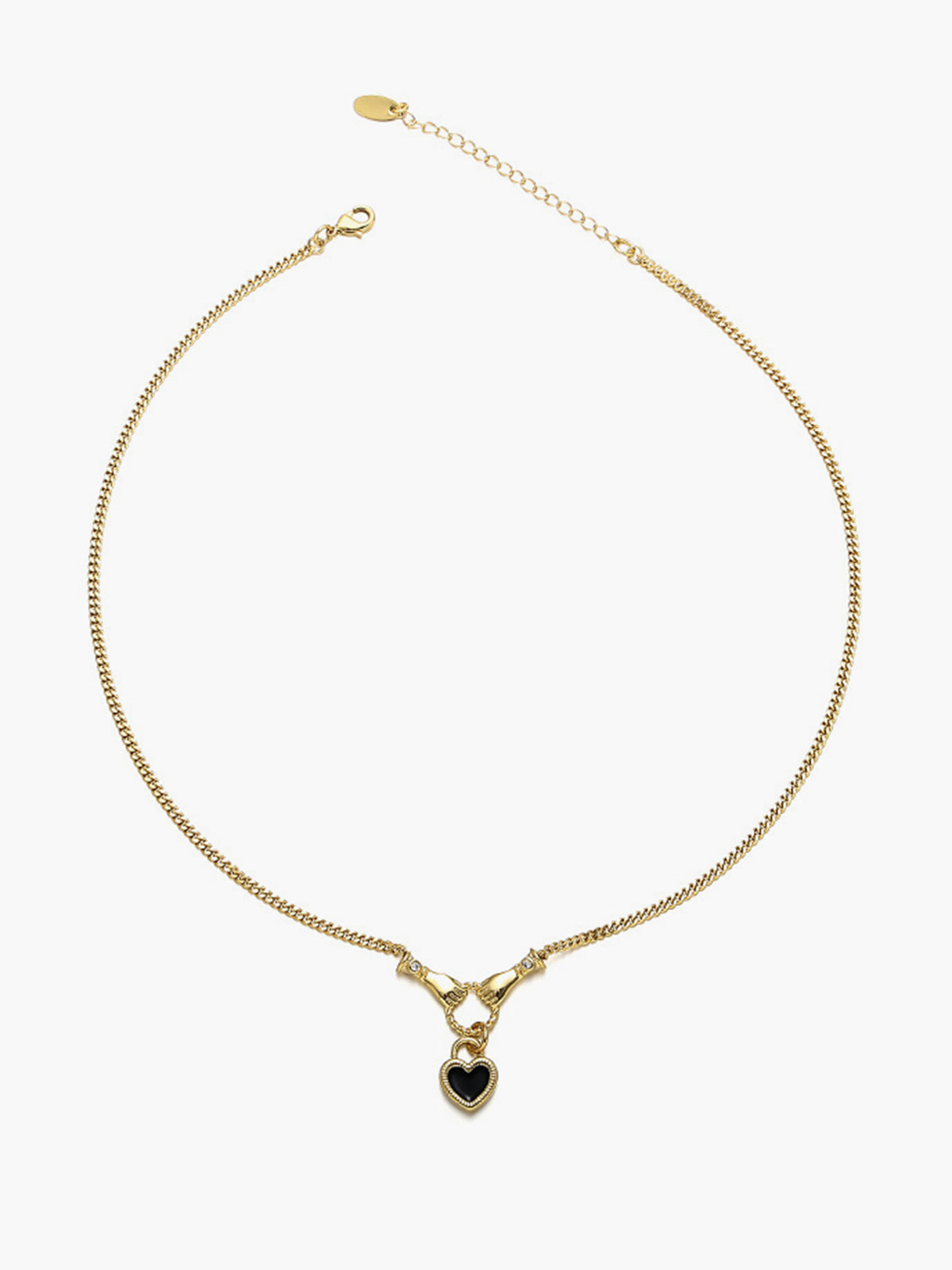 Hands Heart Pendant Necklace THESVELTECHIC