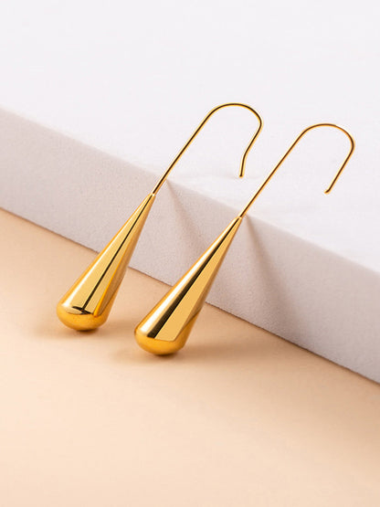 Minimalist Su Damlası Kolye Küpeleri THESVELTECHIC