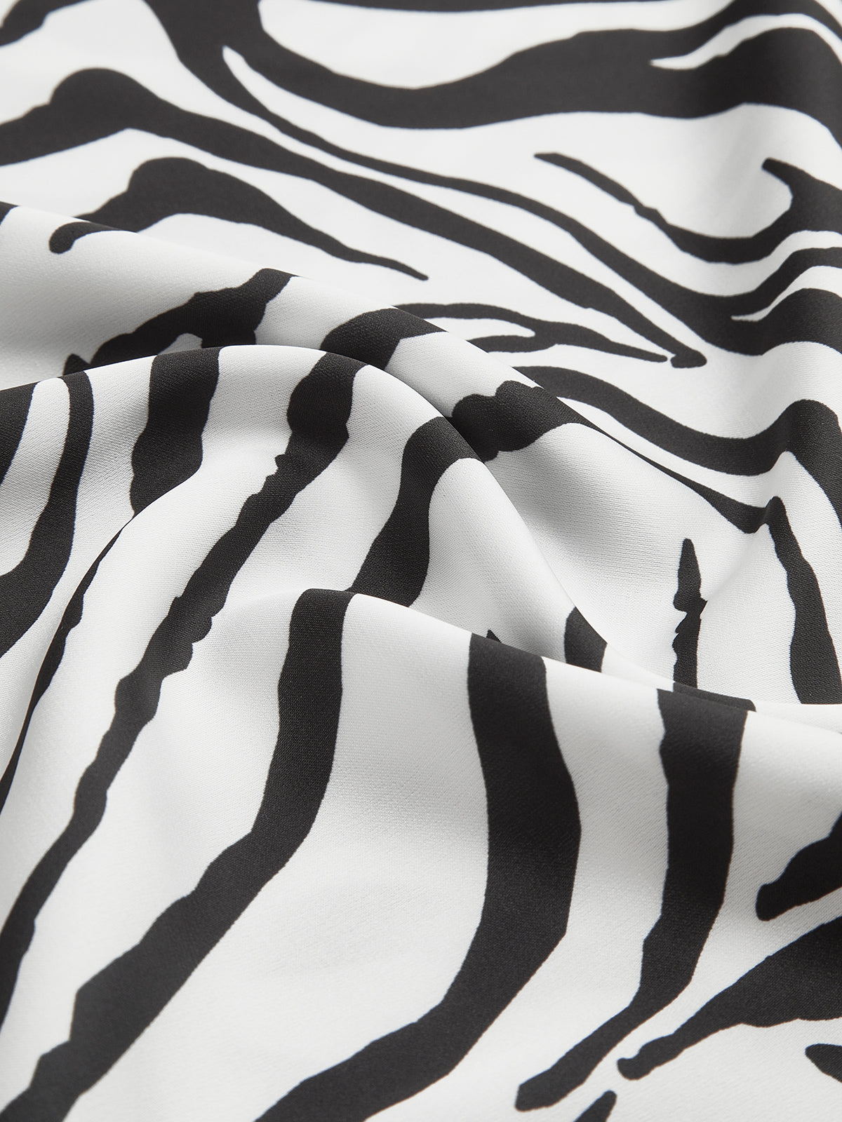Zebra Desenli Maxi Etek Shine Aura