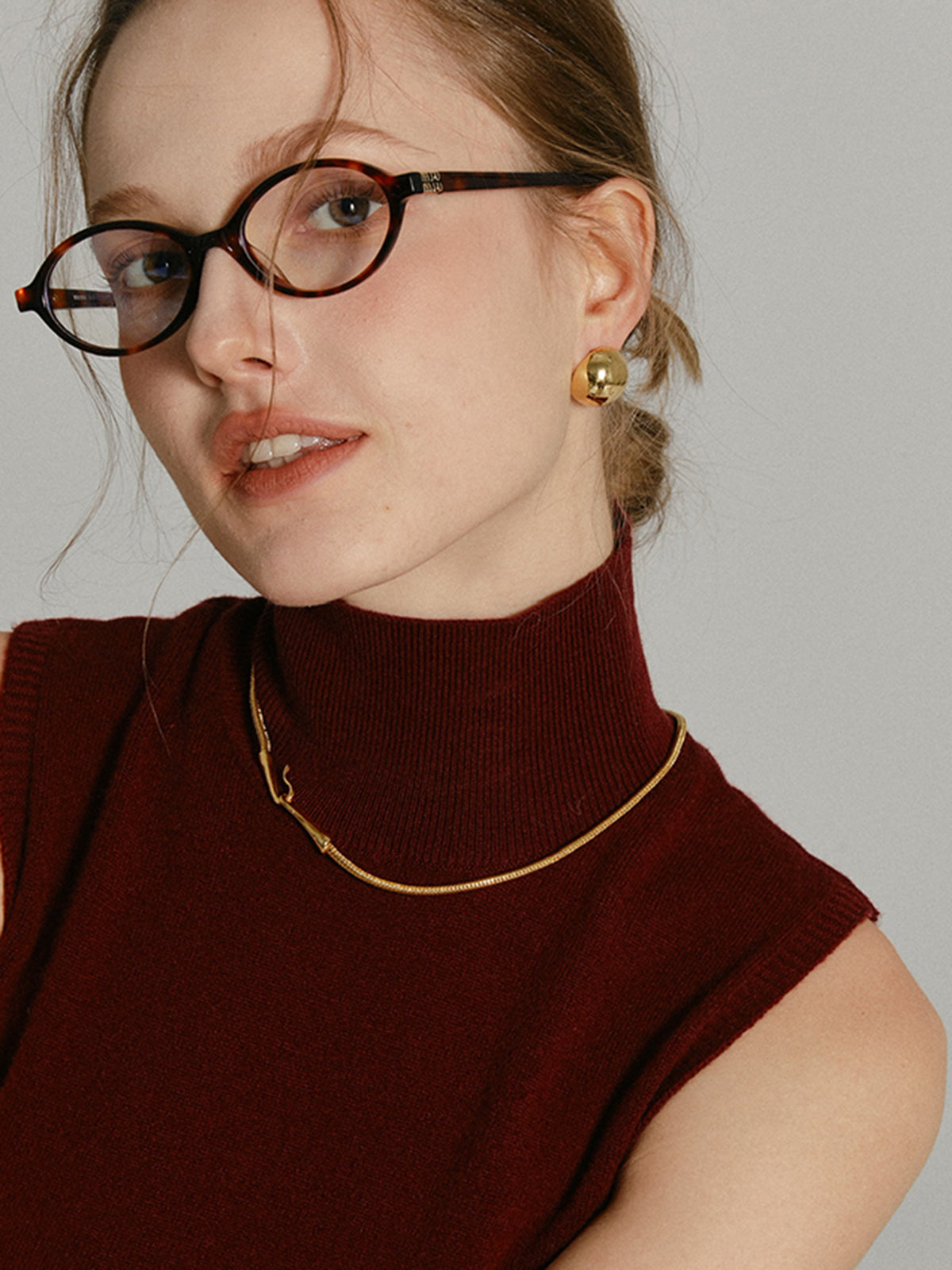 Altın Yılan Zincir Kolye THESVELTECHIC