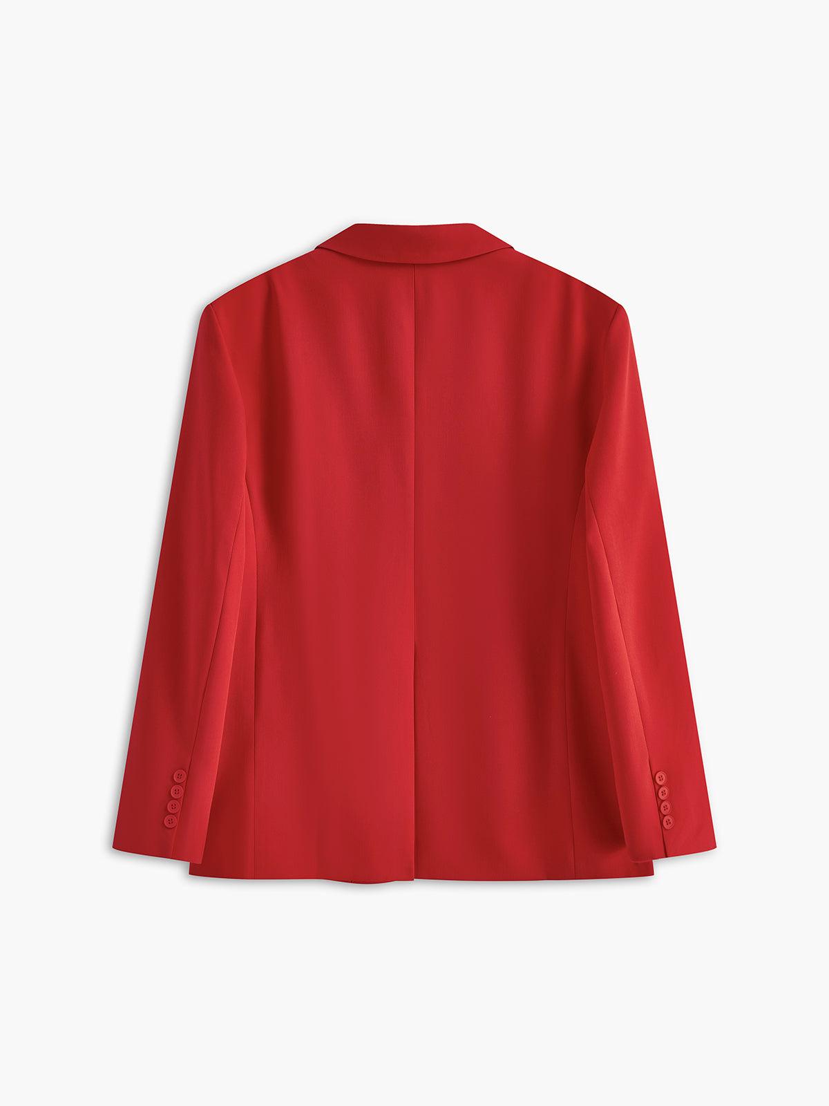 Scarlet Statement Blazer Siaora