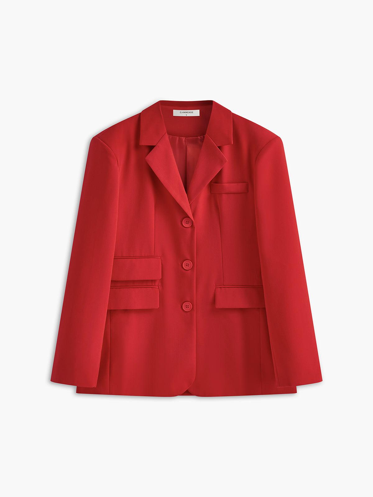 Scarlet Statement Blazer Siaora