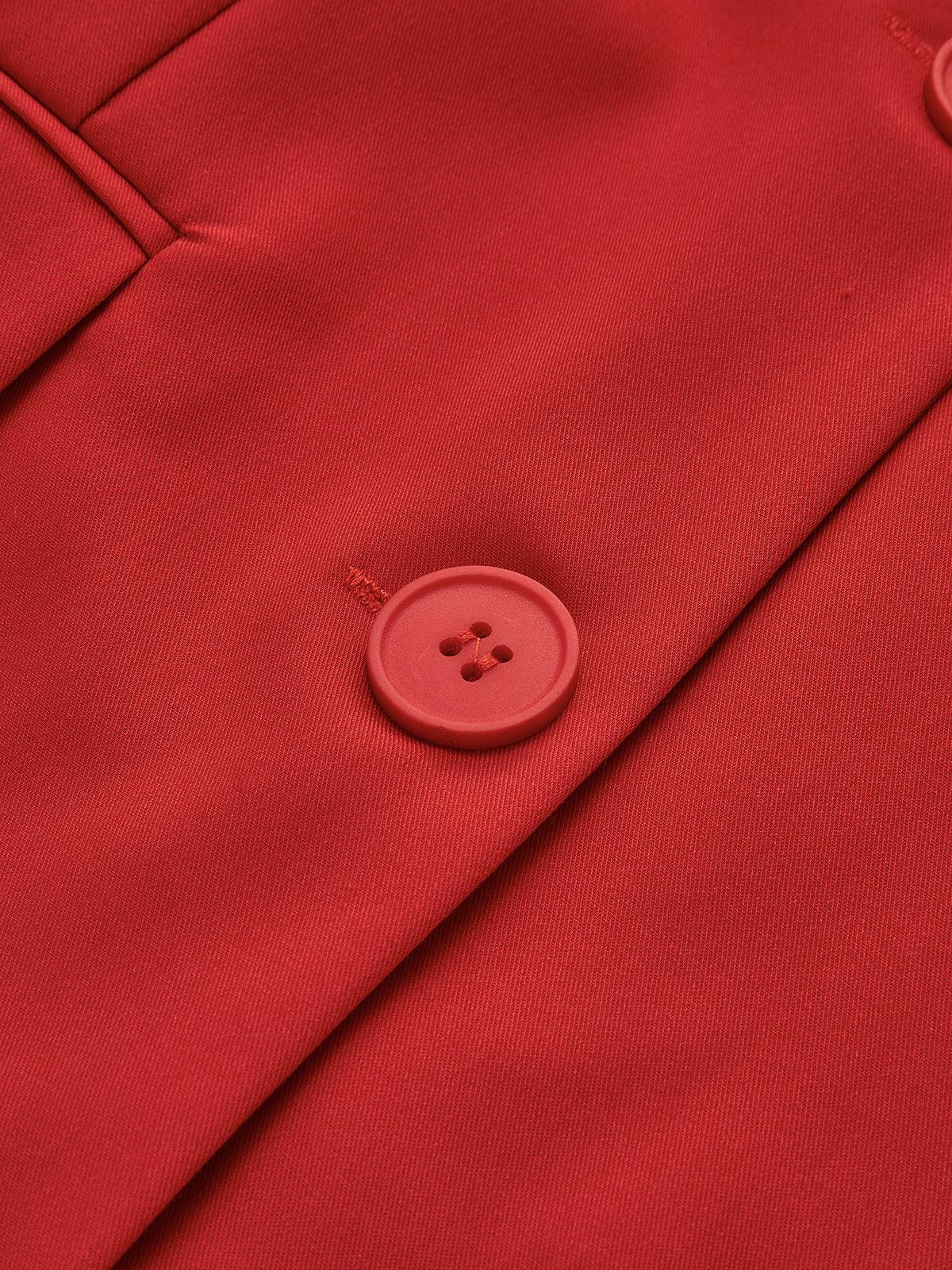 Scarlet Statement Blazer Siaora