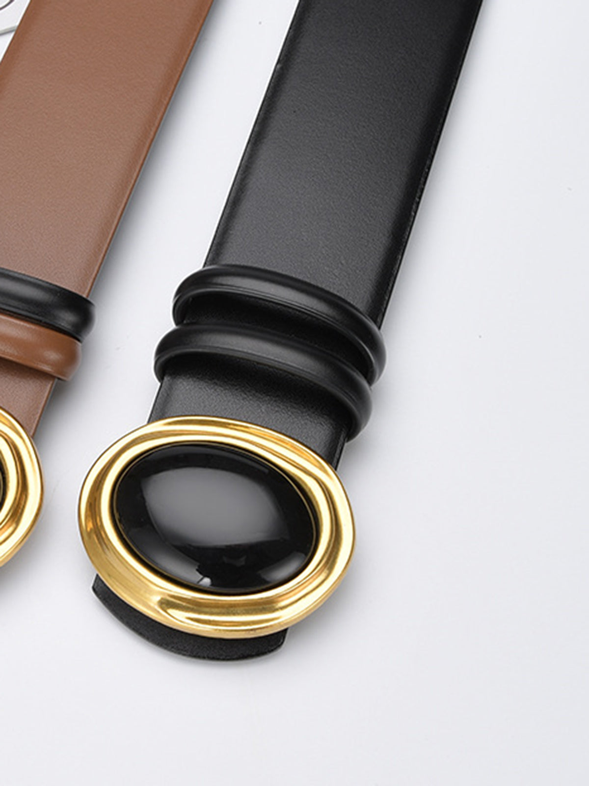 Altın Oval Tokalı Kemer THESVELTECHIC