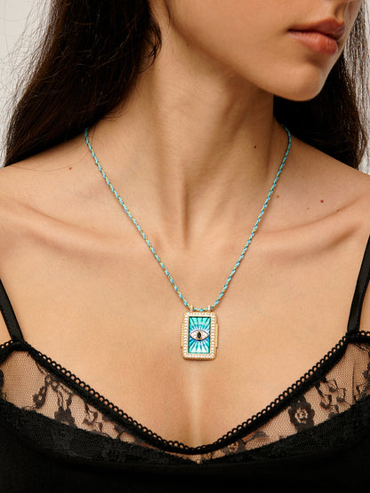 Powerful Protection-Evil Eye Pendant Necklace THESVELTECHIC