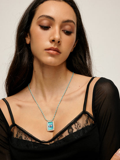 Powerful Protection-Evil Eye Pendant Necklace THESVELTECHIC