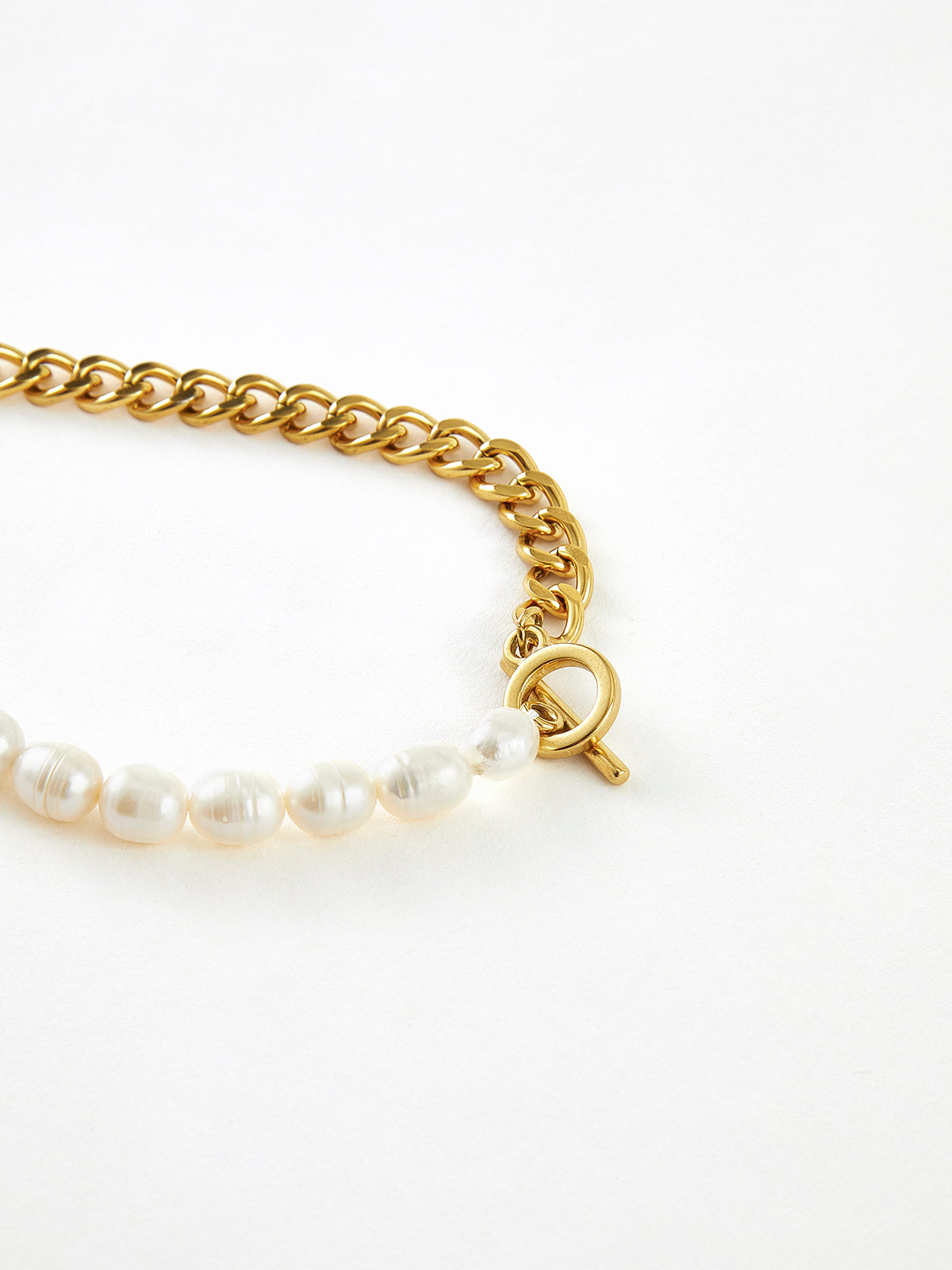 İkili İnci zincir Lariat Kolye THESVELTECHIC