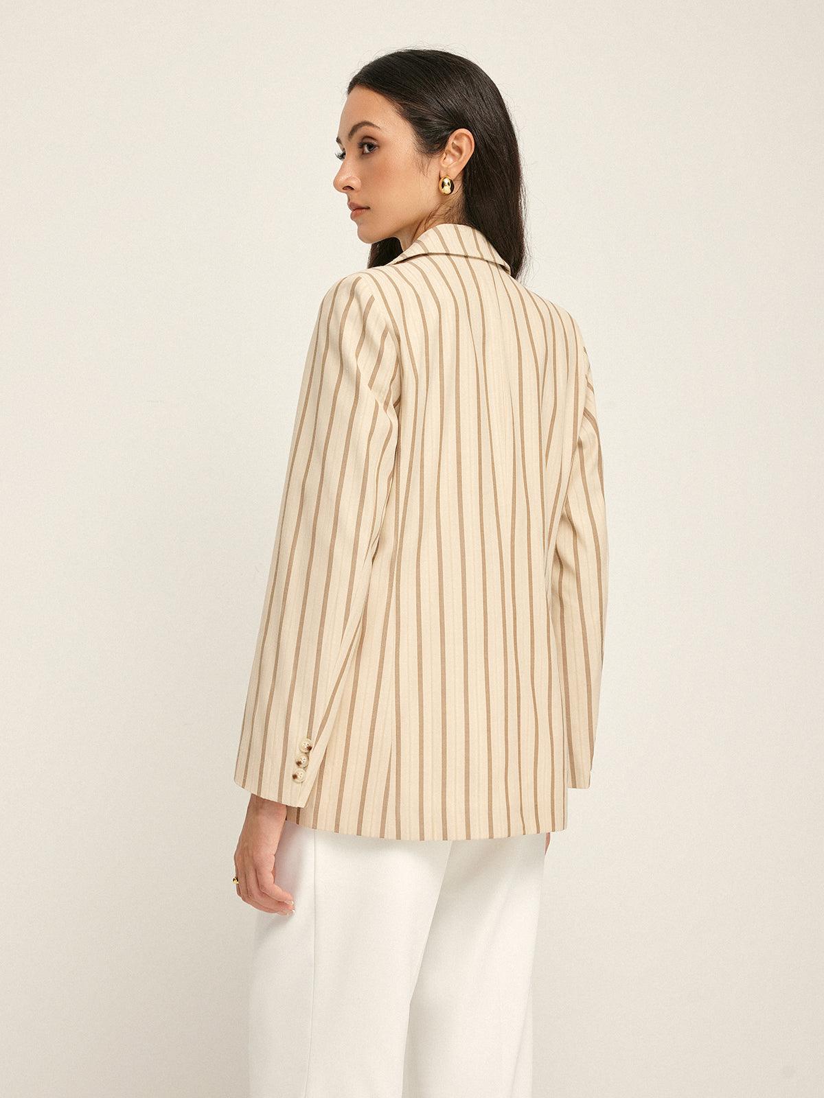 Serene Stripe Blazer Siaora