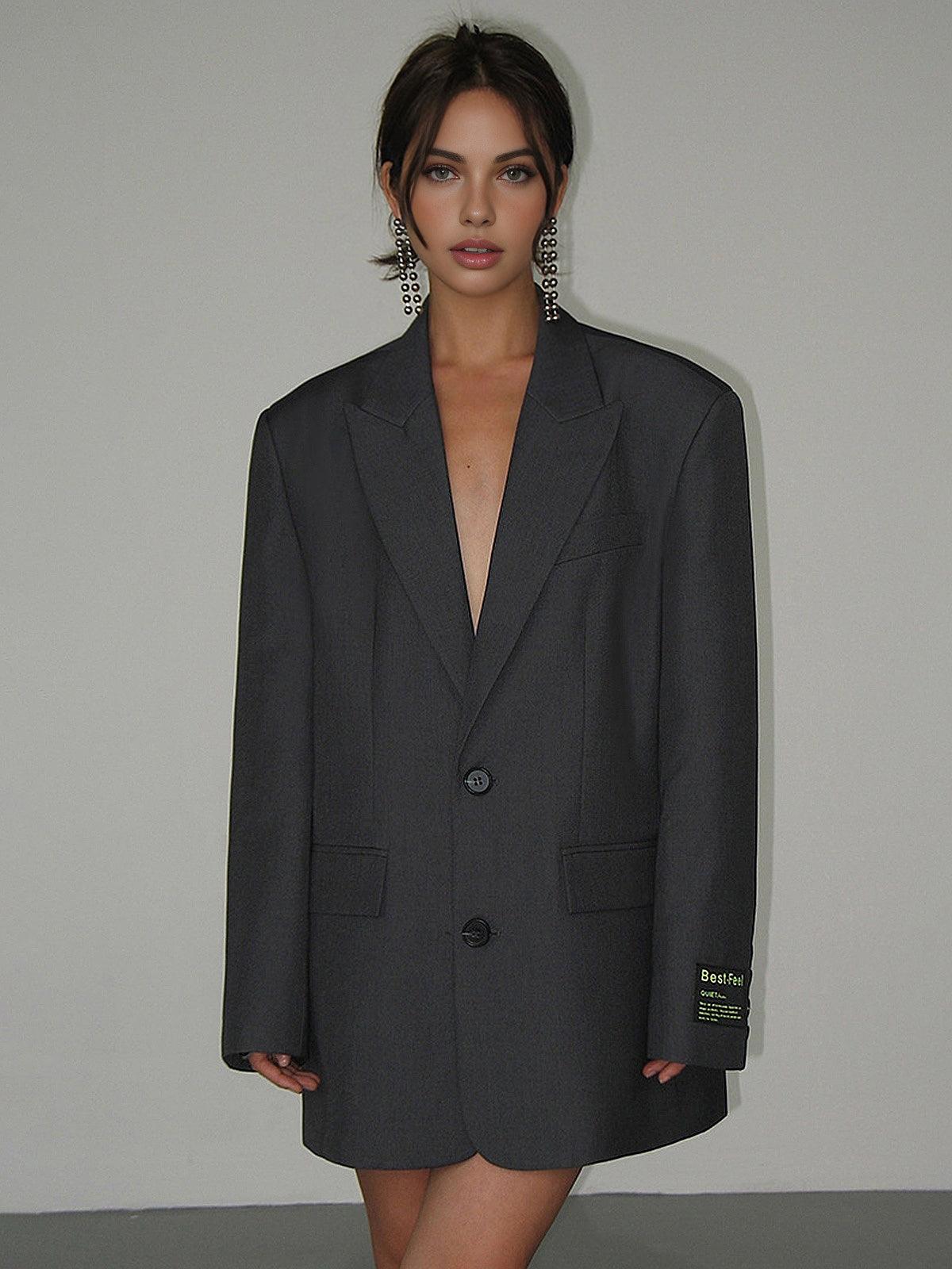 Urban Edge Oversized Blazer Siaora