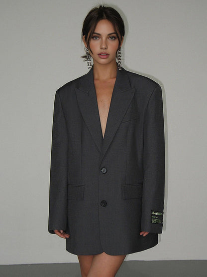 Urban Edge Oversized Blazer Siaora