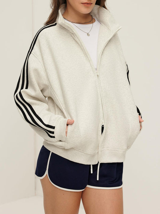 Sportive Striped Hırka Siaora