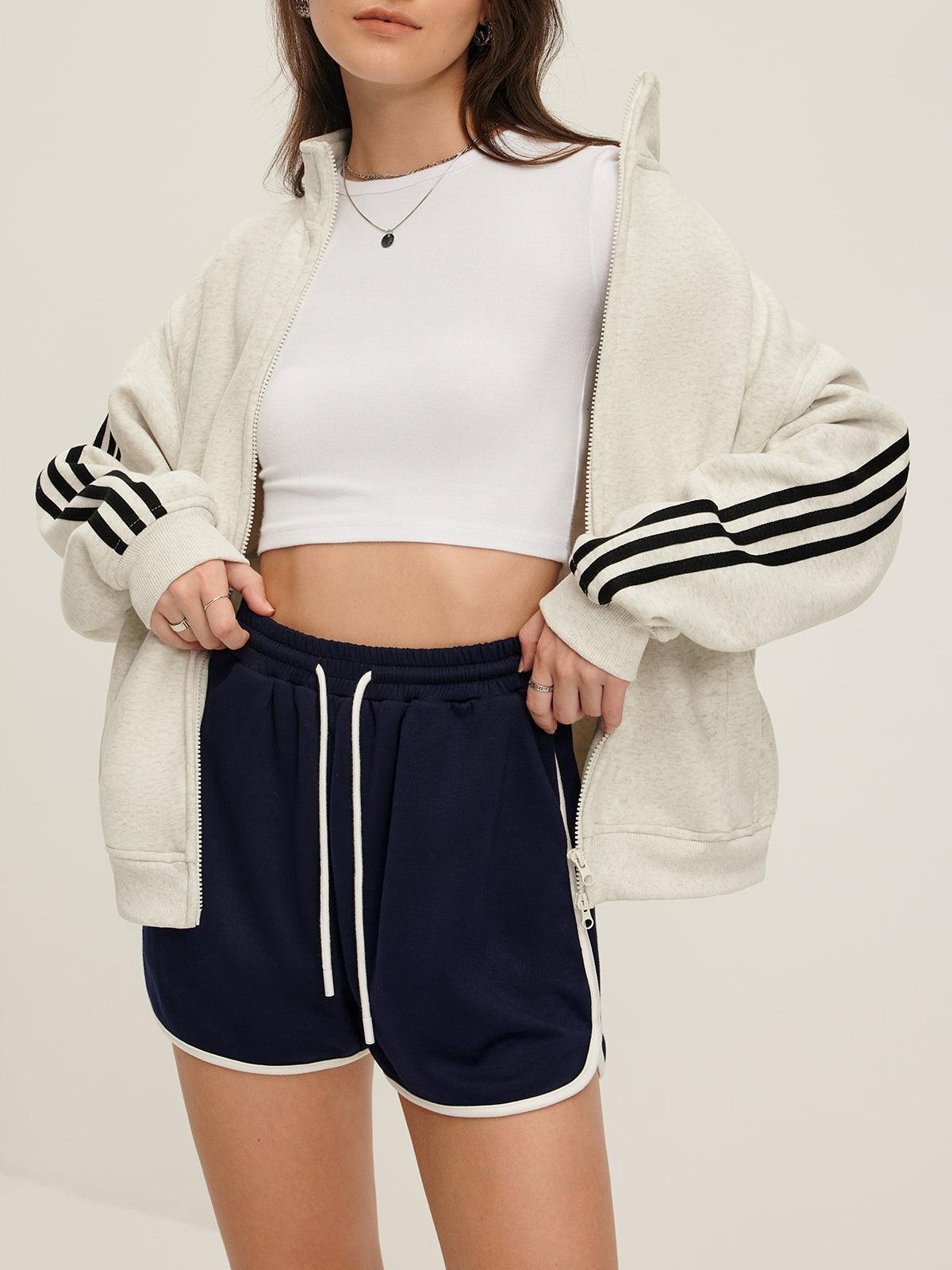 Sportive Striped Hırka Siaora