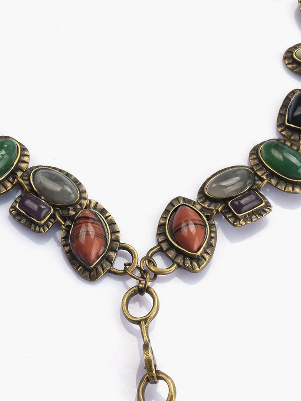 Bohem Geometrik Taşlı Kolye THESVELTECHIC