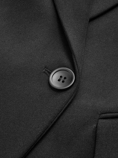 Yaka Cepli Blazer Palto Quvarse