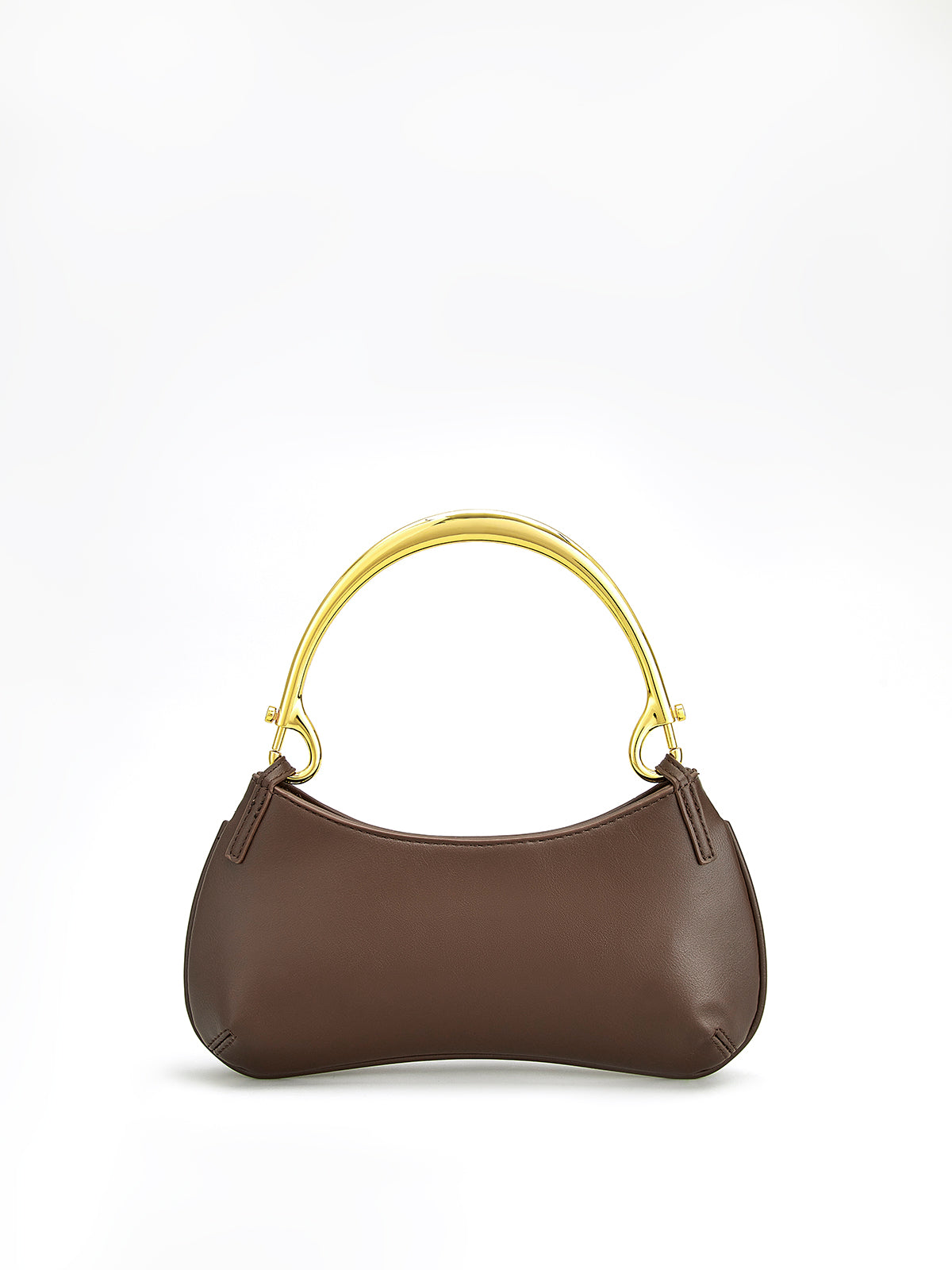 Metal-Handle Zipper Armpit Bag THESVELTECHIC