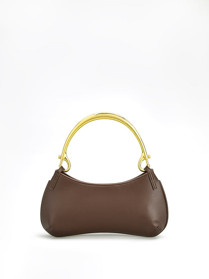 Metal-Handle Zipper Armpit Bag THESVELTECHIC